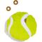 Show in main carousel: Wild One Tennis Ball Plush Dog Toy slide 1 of 5