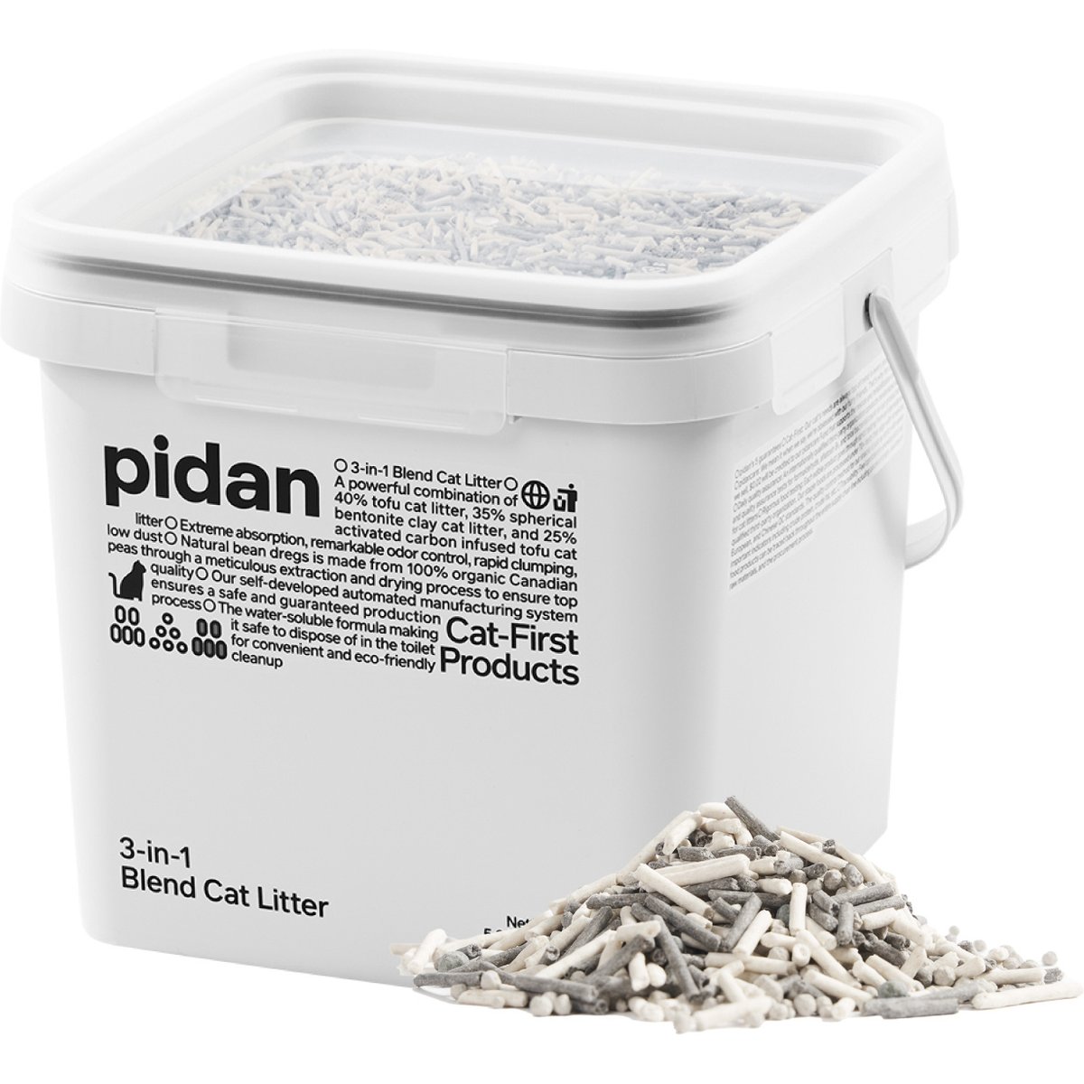 Pidan 3-in-1 Blend Cat Litter, 11.46-lb bucket