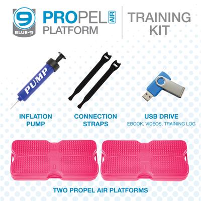 Show full view: Blue-9 Propel Air Platform Canine Conditioning Dog Fitness Equipment & Accessories, Pink, 2 count slide 2 of 6