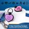 Show in main carousel: GoTags Personalized Silicone Heart Dog & Cat ID Tag, Large, Gray slide 3 of 8