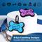 Show in main carousel: GoTags Personalized Silicone Bone Dog ID Tag, Large, Blue slide 3 of 8