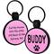 Show in main carousel: GoTags Personalized Silicone Round Dog & Cat ID Tag, Large, Pink slide 1 of 8