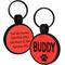 Show in main carousel: GoTags Personalized Silicone Round Dog & Cat ID Tag, Large, Red slide 1 of 8