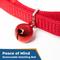 Show in main carousel: GoTags Nylon Personalized Breakaway Cat Collar with Bell, Red, 8 to 12-in neck, 1/2-in wide slide 6 of 9