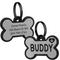 Show in main carousel: GoTags Personalized Silicone Bone Dog ID Tag, Large, Gray slide 1 of 8