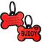 Show in main carousel: GoTags Personalized Silicone Bone Dog ID Tag, Large, Red slide 1 of 8