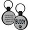 Show in main carousel: GoTags Personalized Silicone Round Dog & Cat ID Tag, Large, Gray slide 1 of 8