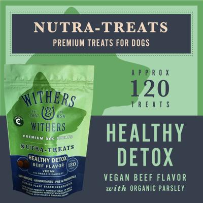 Show full view: Withers & Withers Plant-Based Formula, Vegan Roast Beef with Organic Parsley Dog Chews, 6-oz bag, 120 count slide 4 of 10