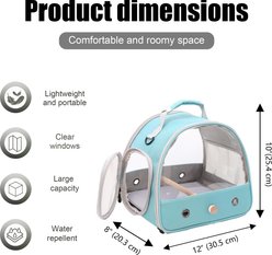 Halinfer Portable Bird Travel Carrier Cage, 1-lb bag, Green slide 2 of 6