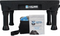 Blue-9 Happy Dog Starter Bundle includes KLIMB Training Platform, Traction Mat, Inspire Training Treat Pouch & Training Treats, Black