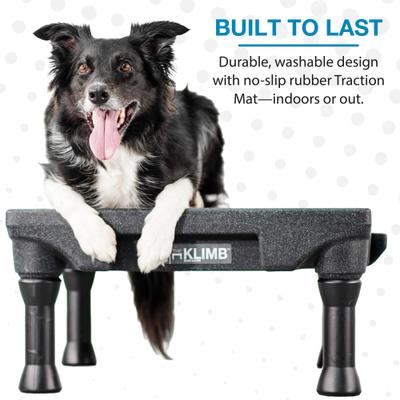Show full view: Blue-9 Happy Dog Starter Bundle includes KLIMB Training Platform, Traction Mat, Inspire Training Treat Pouch & Training Treats, Black slide 6 of 8
