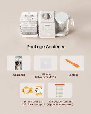 Show full view: Toptrees 7-in-1 All-Rounder Dog Treats Maker, White slide 2 of 11