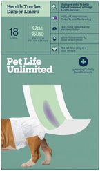 Pet Life Unlimited Dog Diaper Liners, 18 count
