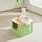 Show in main carousel: Michu Container Cat Litter Box with Scoop & Lid, XX-Large: 23-lb box, Sage slide 1 of 2