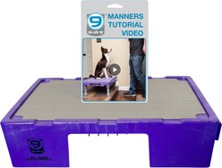 Blue-9 KLIMB Jr. Professionally Designed Dog Training Platform & Manners Video Tutorial, Purple