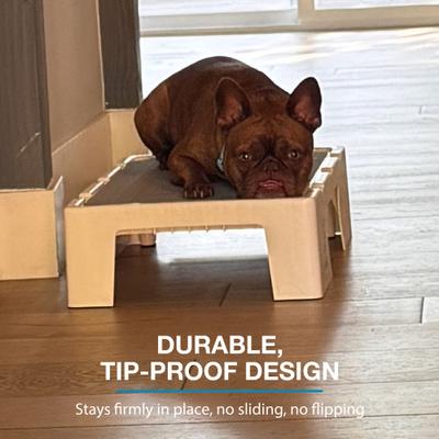 Show full view: Blue-9 KLIMB Jr. Professionally Designed Dog Training Platform & Manners Video Tutorial, Tan slide 6 of 8