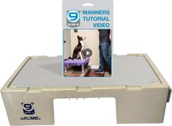 Blue-9 KLIMB Jr. Professionally Designed Dog Training Platform & Manners Video Tutorial, Tan