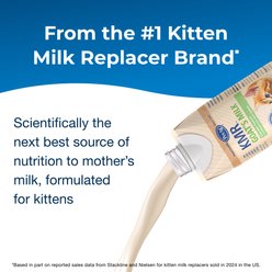 PetAg Goat's Milk KMR Kitten Milk Replacer Liquid for Kittens, 16-fl oz can slide 2 of 6