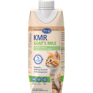 PetAg Goat's Milk KMR Kitten Milk Replacer Liquid for Kittens, 16-fl oz
