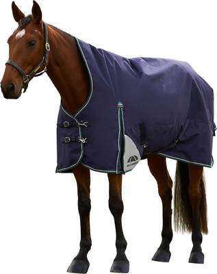 Show full view: WeatherBeeta ComFiTec Plus Dynamic High Neck 220G Horse Turnout, Navy/Forest Green, 72-in slide 9 of 9