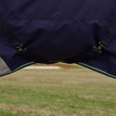 Show full view: WeatherBeeta ComFiTec Plus Dynamic High Neck 220G Horse Turnout, Navy/Forest Green, 72-in slide 7 of 9