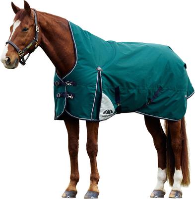Show full view: WeatherBeeta ComFiTec Plus Dynamic High Neck 220G Horse Turnout, Forest Green/Navy, 78-in slide 6 of 6