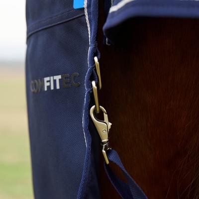 Show full view: WeatherBeeta ComFiTec Ultra Detach-A-Neck 360G Horse Turnout, Navy, 75-in slide 7 of 9