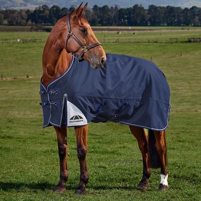 Show full view: WeatherBeeta ComFiTec Ultra Standard Neck 220G Horse Turnout, Navy, 81-in slide 2 of 8