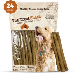 The Treat Shack Twists 5-in Peanut Butter Flavor Rawhide Dog Chew Treats, 24 count slide 2 of 7