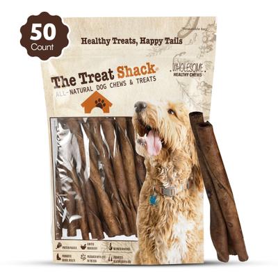 Show full view: The Treat Shack Twists 5-in Beef Flavor Rawhide Dog Chew Treats, 50 count slide 3 of 8