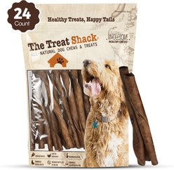 The Treat Shack Twists 5-in Beef Flavor Rawhide Dog Chew Treats, 24 count slide 2 of 7