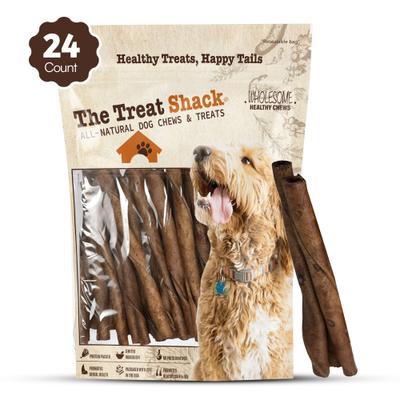 Show full view: The Treat Shack Twists 5-in Beef Flavor Rawhide Dog Chew Treats, 24 count slide 3 of 8