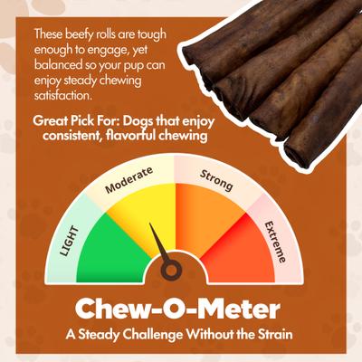 Show full view: The Treat Shack Retriever Rolls 7 to 8-in Beef Flavor Rawhide Dog Chew Treats, 6 count slide 5 of 8