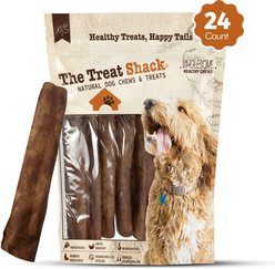 The Treat Shack Retriever Rolls 7 to 8-in Beef Flavor Rawhide Dog Chew Treats, 24 count slide 2 of 7