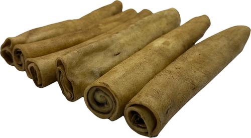 Show full view: The Treat Shack Retriever Rolls 7 to 8-in Peanut Butter Flavor Rawhide Dog Chew Treats, 6 count slide 8 of 8