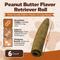 Show in main carousel: The Treat Shack Retriever Rolls 7 to 8-in Peanut Butter Flavor Rawhide Dog Chew Treats, 6 count slide 4 of 8