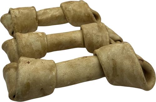 Show full view: The Treat Shack Knotted 8 to 9-in Chicken Flavor Rawhide Bone Dog Treats, 10 count slide 8 of 8