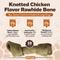 Show in main carousel: The Treat Shack Knotted 8 to 9-in Chicken Flavor Rawhide Bone Dog Treats, 10 count slide 4 of 8