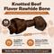 Show in main carousel: The Treat Shack Knotted 4 to 5-in Beef Flavor Rawhide Bone Dog Treats, 10 count slide 4 of 8