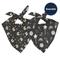Show in main carousel: Dog Bandana Co. New Years Dog Bandana, Black, Small: 6 to 14-in neck slide 4 of 4