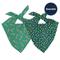 Show in main carousel: Dog Bandana Co. Christmas Light & Candy Cane Dog Bandana, Green, Small: 6 to 14-in neck slide 4 of 4