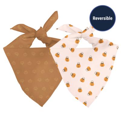 Show full view: Dog Bandana Co. Pumpkin Dog Bandana, Orange, Small slide 3 of 5