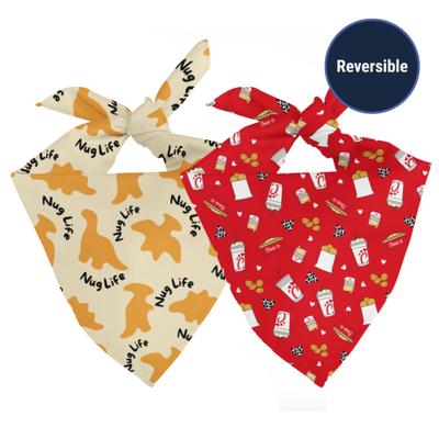 Show full view: Dog Bandana Co. Chicken Nugget Dog Bandana, Small slide 2 of 5