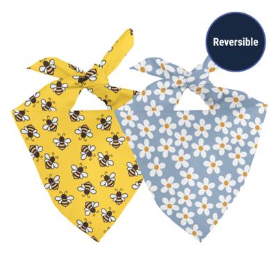 Show full view: Dog Bandana Co. Daisy & Bees Dog Bandana, Small slide 4 of 7