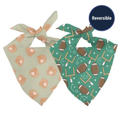 Show full view: Dog Bandana Co. Football & Baseball Dog Bandana, Small slide 3 of 5