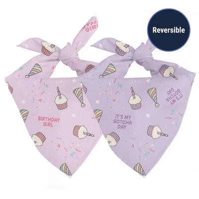 Show full view: Dog Bandana Co. Birthday Girl & Gotcha Day Dog Bandana, Small slide 3 of 5