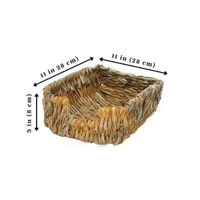 Show full view: Vila Handmade Portable Woven Grass Rabbit Bed slide 7 of 8