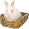 Show in main carousel: Vila Handmade Portable Woven Grass Rabbit Bed slide 1 of 8