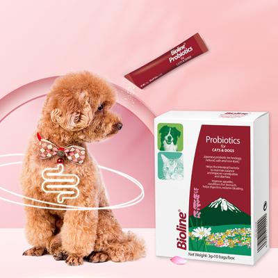Show full view: Bioline Probiotics Powder Digestive Aid Supplement for Dogs & Cats, 10 count slide 5 of 8
