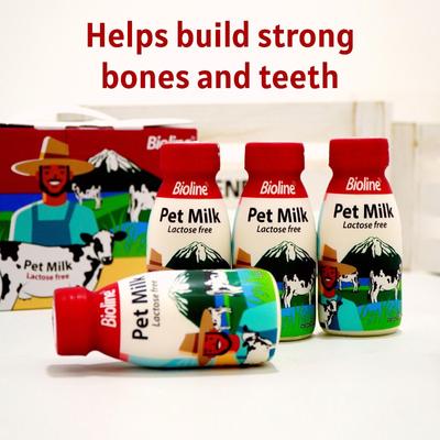 Show full view: Bioline Lactose-Free Liquid Milk Supplement for Dogs & Cats, 7.4-fl oz bottle, 6 count slide 4 of 7